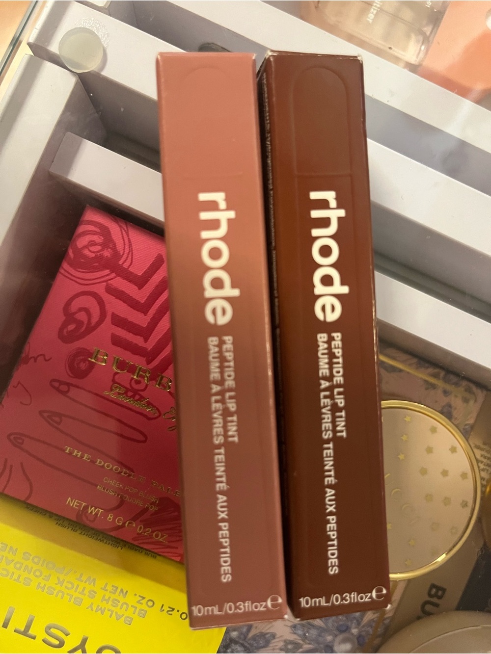 RHODE Peptide Lip Tint Duo - Colada & Honey Mango